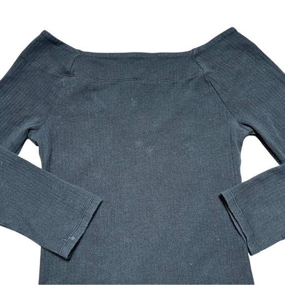 Intimately Free People Black Soft V Neck Long Sleeve Bodysuit Womens S - Picture 6 of 8